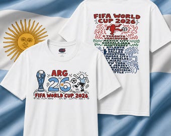 Argentinien Fussball Fussball WM 2026 T-Shirt | Fußball Fan Bekleidung