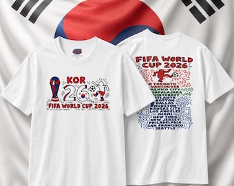 KOR 26 Fußball WM 2026 T-Shirt | Korea Fußball Design