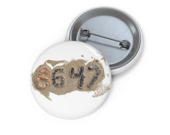 8647 Seashell Pin Button | Original Image I James Comey 86 47