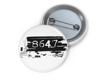 8647 Epstein Files button I 86 47 Comey Seashell Pin