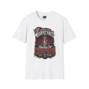 Carolina Hurricanes 2026 Stanley Cup Champions T-Shirt | Hockey Fan Tee White