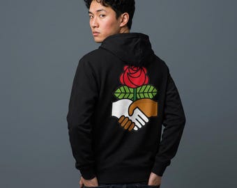 DSA Hoodie Democratic Socialists of America full zip sweatshirt
