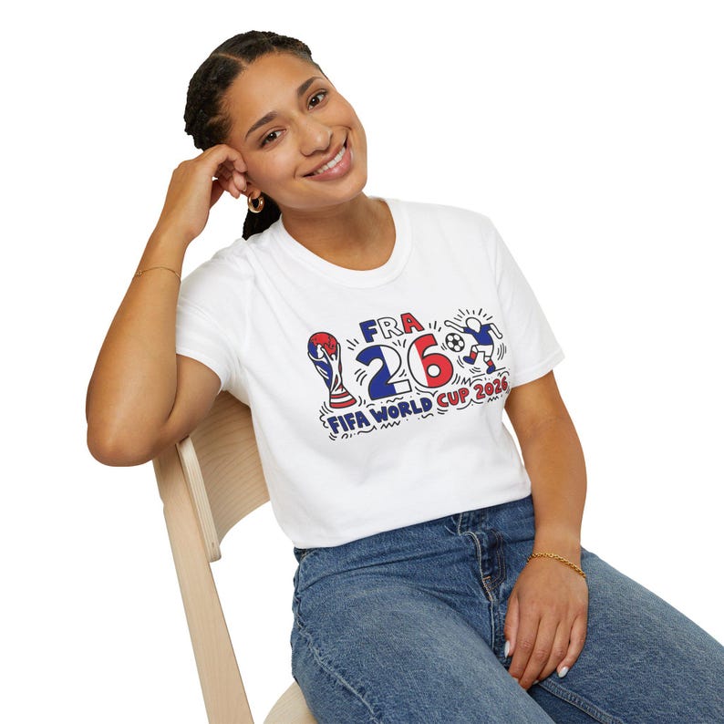 France 26 FRA FIFA World Cup 2026 T-Shirt | World Cup Soccer Tee image 9