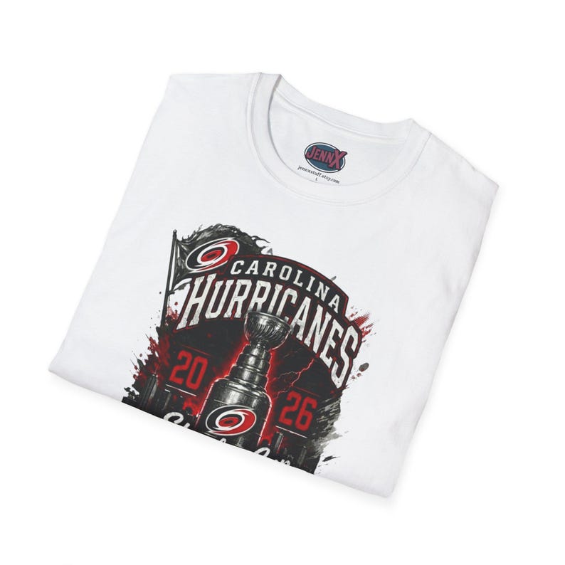 Carolina Hurricanes 2026 Stanley Cup Champions T-Shirt | Hockey Fan Tee image 12