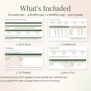 2027 Budget Planner Spreadsheet, New Year Monthly Budget Template for Google Sheets & Excel, Yearly Budget Dashboard, Income Expense Tracker image 10