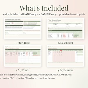 Sinking Funds Tracker Spreadsheet for Google Sheets & Excel, Sinking Fund Savings Planner, Monthly Savings Goals, Budget Template imagen 10