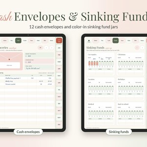Digital Budget Planner 2027, Hyperlinked Money Planner for GoodNotes & Samsung Notes, iPad Android Finance Planner, Dark Mode, Stickers image 6