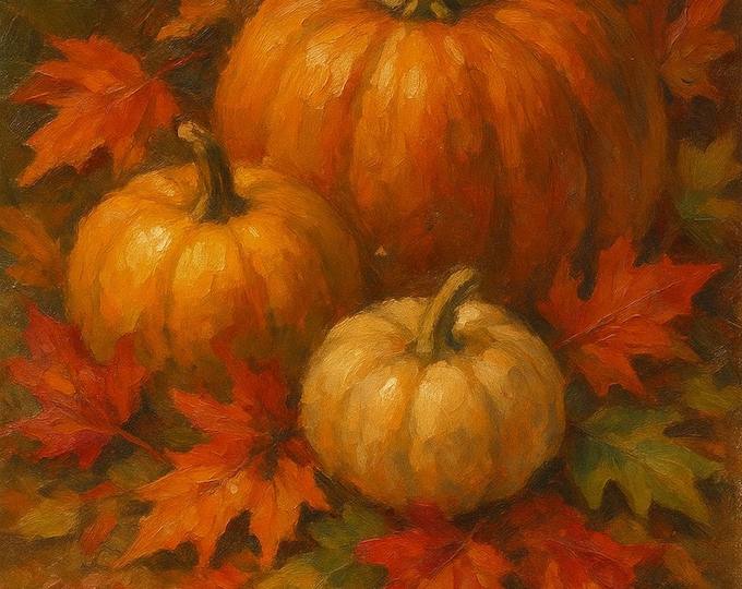 Vibrant Impressions: Expressive Brushstrokes Oil Painting on Canvas