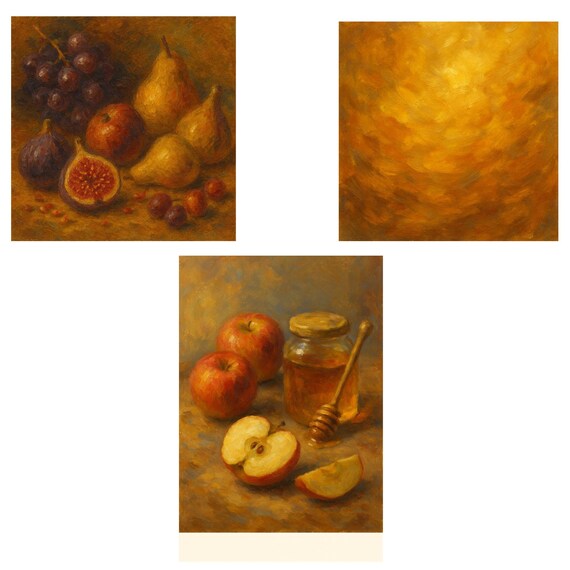 Rosh Hashanah Celebration Bundle with Bonus Journal - Complete Jewish New Year Experience