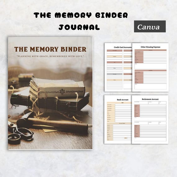 Family Memory Binder | Printable Life Story Journal (PDF)