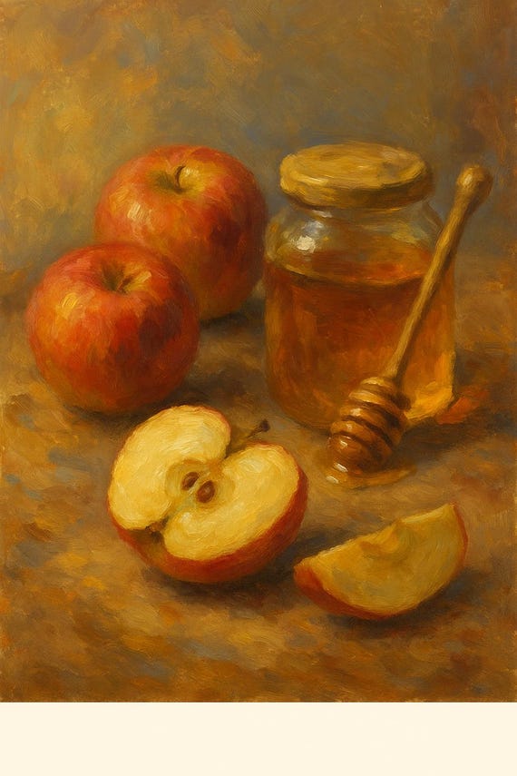 Sweet Traditions: Handcrafted Apples and Honey - Cultural Rituals Collection