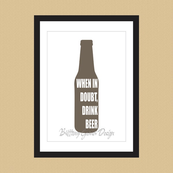 Beer Lover Art Print