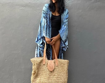 Tie Dyed Long Kimono | Unisex | Beach Cover Up | Long Dress | Kimono | Tie Dyed Dress