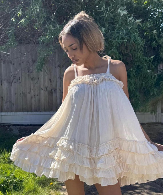 babydoll dress cotton Andrea Babydoll Cotton Mini Dress