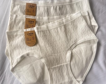 Organic Cotton Full Back Panties 3 pairs