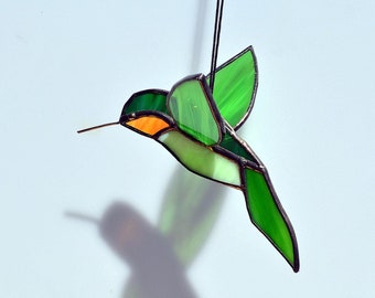 Stained Glass 3d Hummingbird