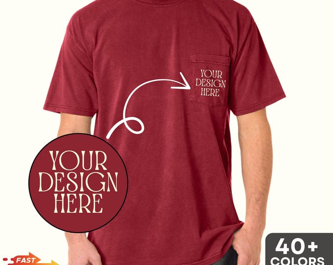 Custom Comfort Colors T-Shirt with Name or Message - Perfect Personalized Gift for Birthdays, Anniversaries, Weddings, and Special Occasions
