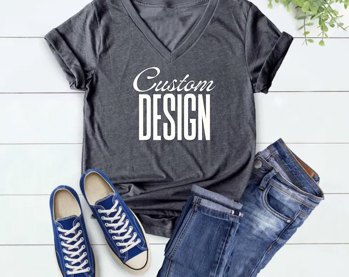 Custom Text Logo Shirt, Personalized Custom Design Shirt, Customize Your Own Shirt, Custom Made Shirt, Custom T-Shirt,Matching Custom Shirts
