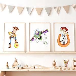 Toy Story Wall Art Decor, Toy Story Theme Dcor, Nursery Wall Art Decor, Toy Story Wall Art for Kids, Printable Digital File