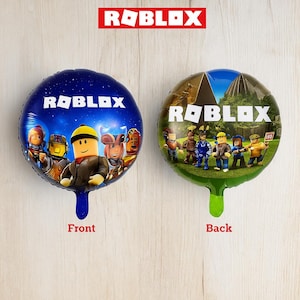 Roblox Birthday Party Decorations | Roblox Party Pack | Gamer Theme Party Supplies | Mylar