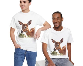 Golden Hour Deer T-shirt Cadeau voor haar/hem Natuurliefhebber verjaardagsshirt