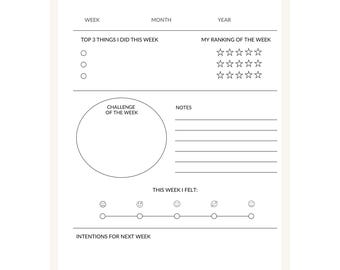 2025-2027 Weekly Focus Planner, Digital Journal (Goodnotes, Notability) (Digital Download)
