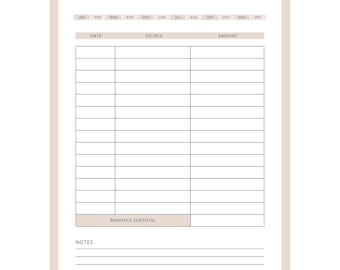 Small Business Budget Tracker | Digital Income and Expense Planner (Digital Download)