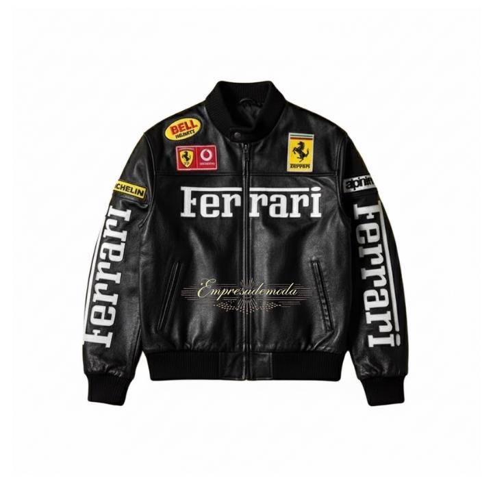 Leather ferrari jacket - Etsy 日本