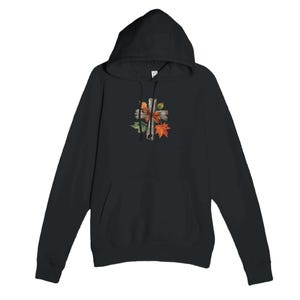 Fall Faith Cross Hoodie | Unisex Midweight Pullover Sweatshirt