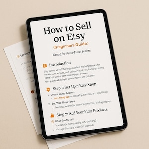 How to Sell on Etsy (Beginner’s Guide) Great for first time sellers
