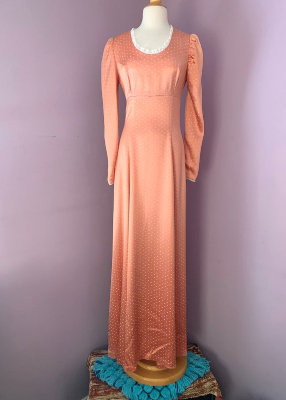 Vintage 1960’s “Starstruck” Shiny Satin Evening G… - image 2