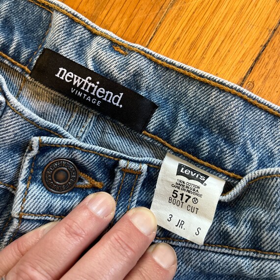 Denim Maxi Skirt with Patches, Reworked Vintage L… - image 8