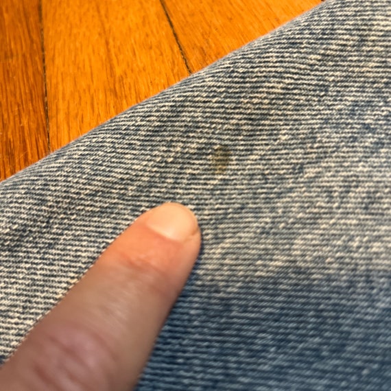 Denim Maxi Skirt with Patches, Reworked Vintage L… - image 4