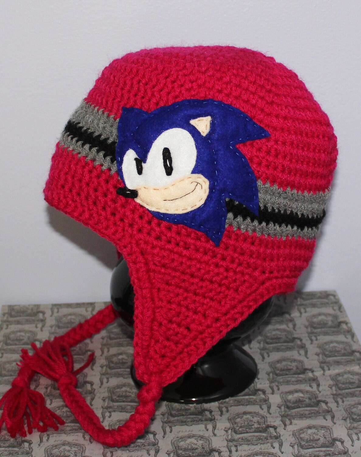 Sonic the Hedgehog Earflap Beanie Hat 