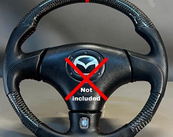 Nardi Mazda MX5 Miata 323 BG5 RX7 FC3S FP3S Real Carbon Fiber Lenkrad