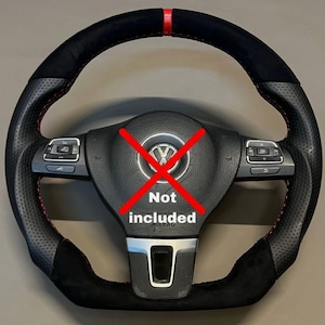 2010-15 Volkswagen Tiguan Golf 6 Passat Jetta Flat Bottom Custom Steering Wheel