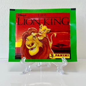 Disney&#39;s The Lion King Panini 1994 Sealed Sticker Packet