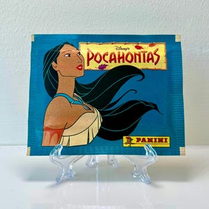 Disney&#39;s Pocahontas Panini 1995 Sealed Sticker Packet
