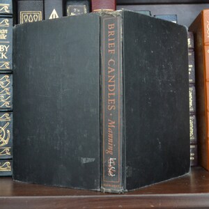 Brief Canles By Manning Coles 1954 Hardback Book Antique Book Vintage Book Hardcover Ex-Library Book