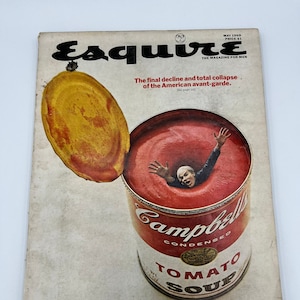 Esquire Magazine Andy Warhol Mayo de 1969 George Wallace The Magazine For Men