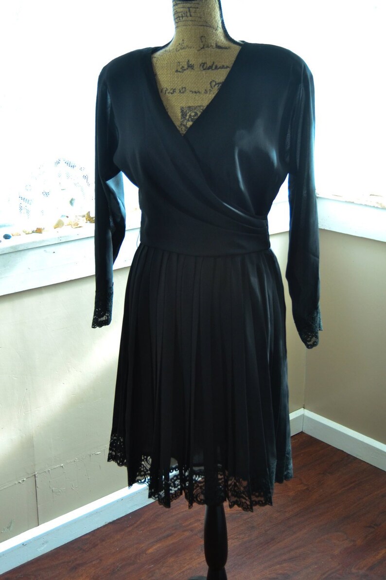 black dress medium length