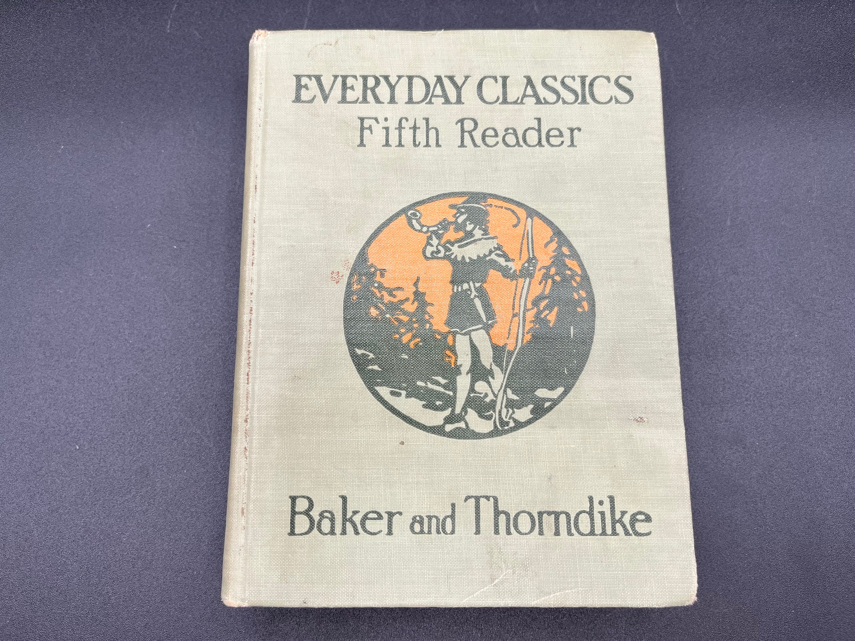 Vintage School Book Everyday Classics Fifth Reader By Baker and Thorndike 1930