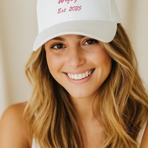 Wifey Est. 2025 Bride Cap: Bridal Shower Gift