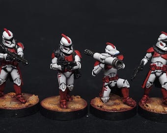 Star Wars: Legion - Encargo de pintura para la mejora de los Soldados Clon de la Fase 1