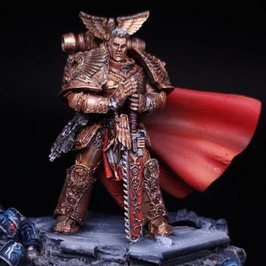 Rogal Dorn, Primarch of the Imperial Fists Legion painted commission
