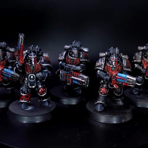 Dark Angels Legion Interemptor Squad painted commission