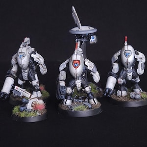Stealth Battlesuits painted commission