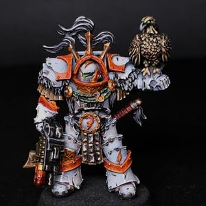 White Scars Legion Praetor in Cataphractii Terminator Armour painted commission