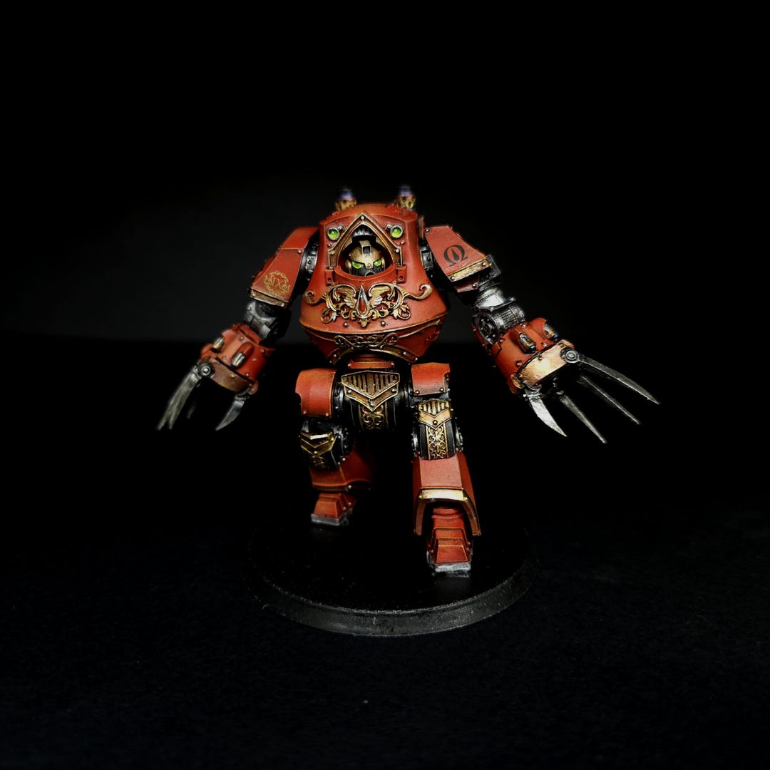 Blood Angels Legion Contemptor-incaendius Class Dreadnought Painted ...
