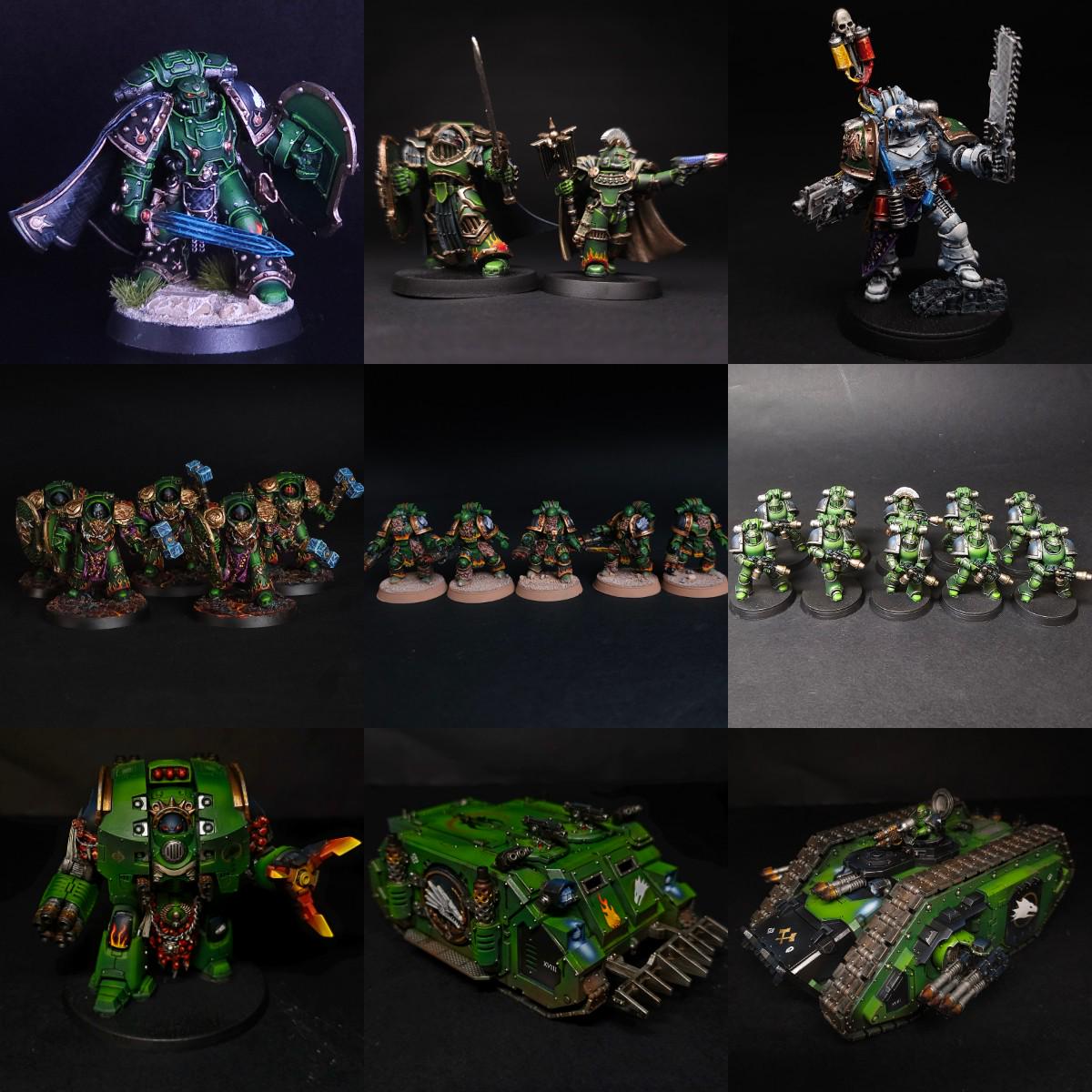 Dés Warhammer 40K - Faction Salamanders - Set De Dés Officiel Games Workshop - Neuf